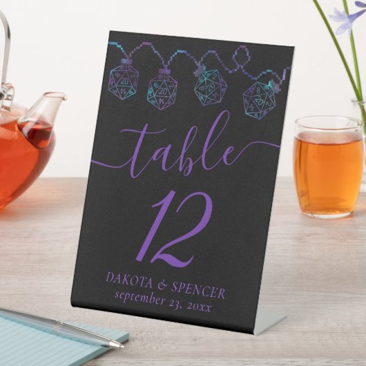 Signe De Table Luminateurs RPG | Nebula Imaginaire Tabletop Gamer (In SItu)
