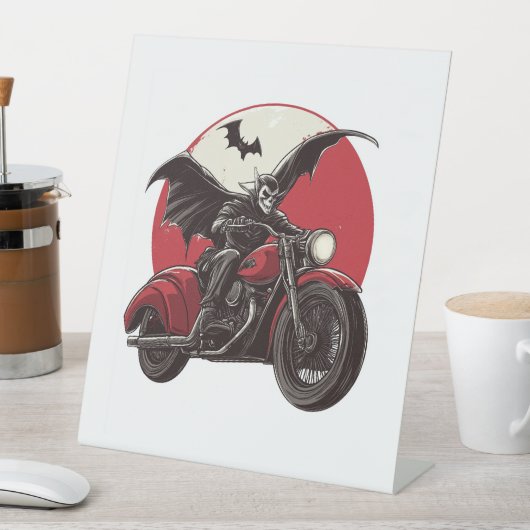 Signe De Table Lune Vampire (In SItu)