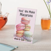 Signe De Table Macarons entièrement modifiables pour le magasin d (In SItu)