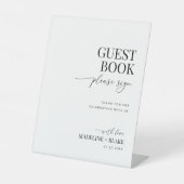 Signe De Table MADDIE Modern Guest Book Sign (Recto)