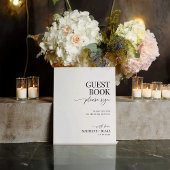 Signe De Table MADDIE Modern Guest Book Sign