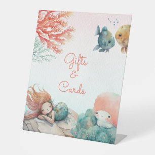 Signe De Table Magique sous la mer Watercolor Party Tabletop