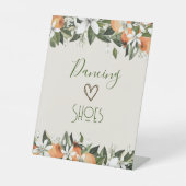 Signe De Table Magnifique Peaches Flip Flop Station Danser (Recto)