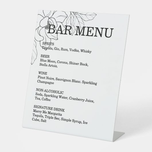 Signe De Table Magnolia Blue (Recto)