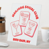 Signe De Table Mahjong Valentine's Party Cocktail (In SItu)