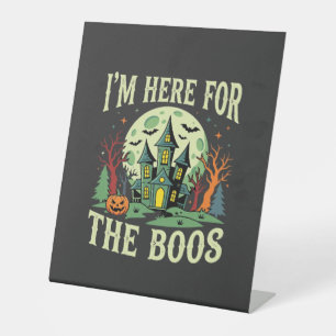 Signe De Table Maison hantée Halloween et épouvantails de citroui