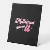 Signe De Table Maîtrise Il Maîtrise Diplômé MBA (Recto)