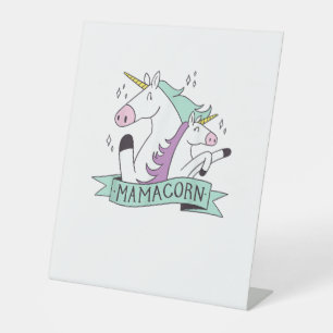 Signe De Table Mamacorn Licorne Maman Maternité Famille Fête des