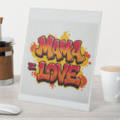 Signe De Table Maman's Day maman love Bois Box Signet (In SItu)