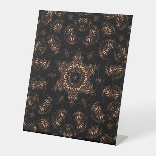 Signe De Table Mandala de l'âge de bronze (Recto)