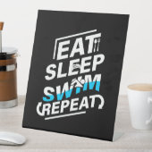 Signe De Table Mangez Sleep Swim (In SItu)