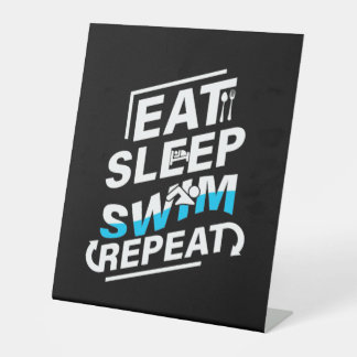 Signe De Table Mangez Sleep Swim