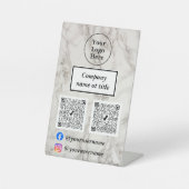 Signe De Table Marbre beige (Recto)