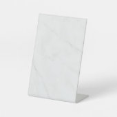 Signe De Table Marbre blanc  (Recto)