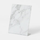 Signe De Table Marbre Blanc (Recto)