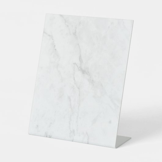 Signe De Table Marbre Blanc (Recto)