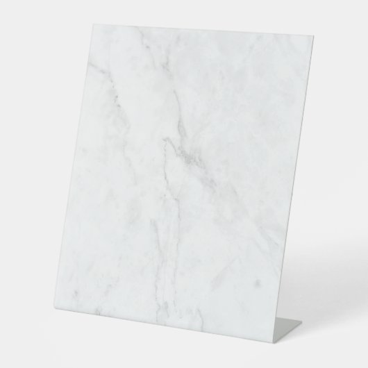 Signe De Table Marbre Blanc (Recto)