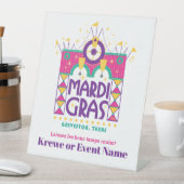 Signe De Table Mardi Gras Arch, Galveston, Texas (In SItu)