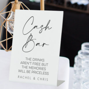 Signe De Table Mariage Barre de trésorerie