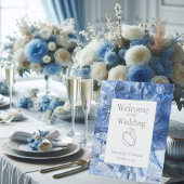 Signe De Table Mariage Blue Sapphire Gemstone