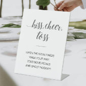 Signe De Table Mariage Confetti à fleur Kiss Chew Toss