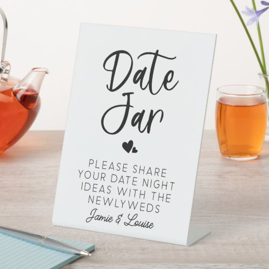 Signe De Table Mariage Date Jar Ideas Guestbook Alternative (In SItu)