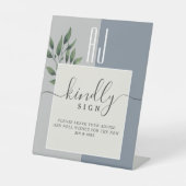 Signe De Table Mariage de calligraphie moderne (Recto)