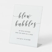 Signe De Table Mariage de calligraphie moderne Envoyer (Recto)