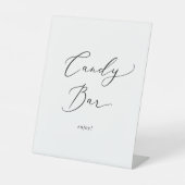 Signe De Table Mariage de calligraphie noire délicate Barre de bo (Recto)