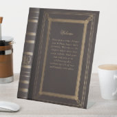 Signe De Table Mariage de couverture du livre d'histoire d'amour (In SItu)