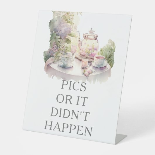 Signe De Table Mariage de jardin Idées de caméra jetables (Recto)