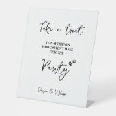 Signe De Table Mariage de la fête des animaux | Mariage Animaux d (Recto)