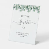 Signe De Table Mariage de verdure botanique d'Eucalyptus (Recto)