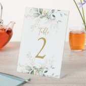 Signe De Table mariage de verdure Indicateur du guéridon (In SItu)