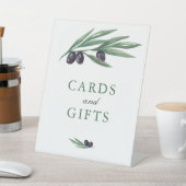 Signe De Table Mariage de verger d'aquarelle Feuille  (In SItu)