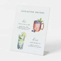 Mariage des boissons de signature