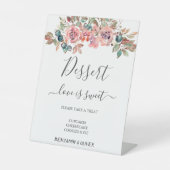 Signe De Table Mariage Dessert Bar Love Sweet Custom Dusty (Recto)