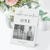 Signe De Table Mariage élégant moderne Numéro de table d'âge