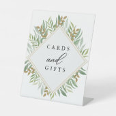 Signe De Table Mariage Feuille de l'Eucalyptus (Recto)