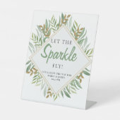 Signe De Table Mariage Feuille de l'Eucalyptus (Recto)