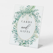 Signe De Table Mariage Feuille de l'Eucalyptus (Recto)