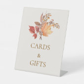 Signe De Table Mariage Fleur Bohème Automnal Rustique Moderne (Recto)