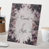Signe De Table Mariage Fleur Gothique Violette (In SItu)
