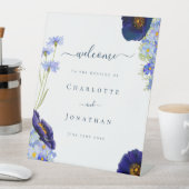 Signe De Table Mariage Fleur sauvage moderne Bienvenue (In SItu)