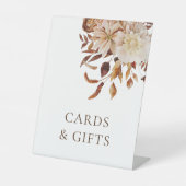 Signe De Table Mariage Floral d'Automne (Recto)