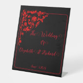 Signe De Table Mariage gothique sombre (Recto)