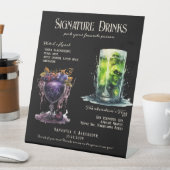 Signe De Table Mariage gothique Whimsigoth 4 Signature Boissons S (In SItu)