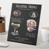 Signe De Table Mariage gothique Whimsigoth Signature chien Signet (In SItu)