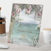 Signe De Table Mariage Océan Fleurs Chic (In SItu)