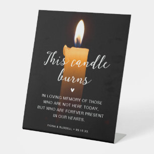 Signe De Table Mariage Personnalisé En Mémoire Affectueuse